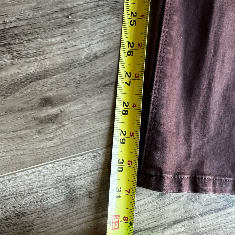 Krew men’s rusty brown button fly pants with just the right amount of stretch 34 - Picture 9 of 10
